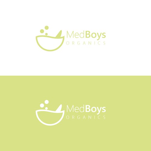 Iconic Outline-styles Logo Concept for MedBoys Organics