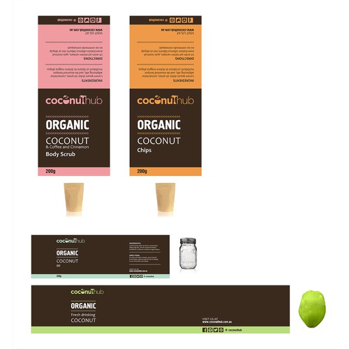 Organic packaging design with strong holistic natural health cues