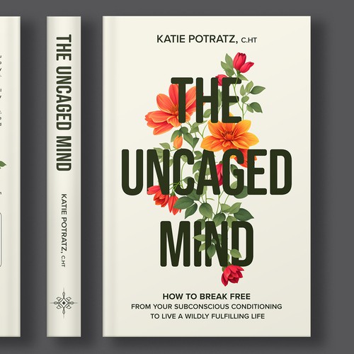 The Uncaged Mind Book cover design