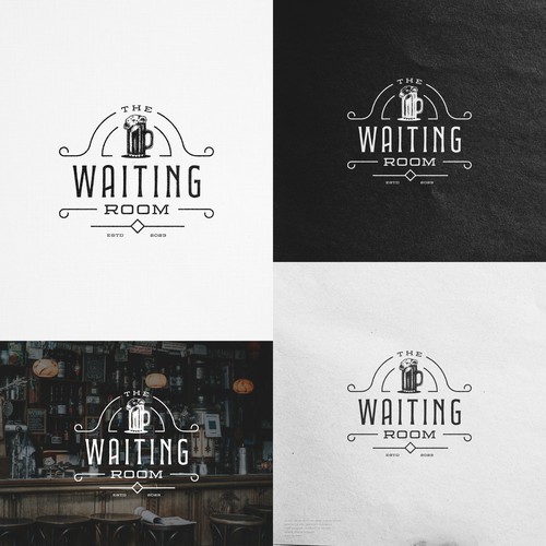 Vintage logo for The Waiting Room