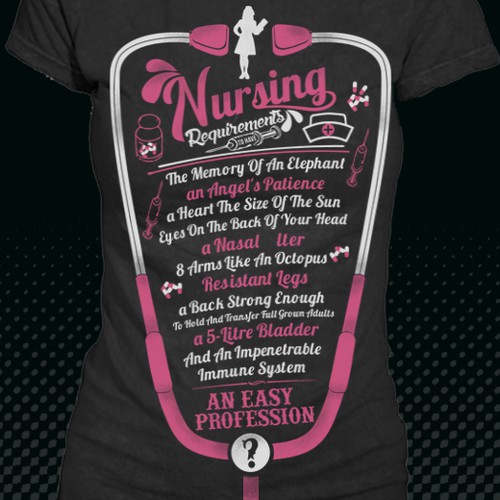 nursing typhography