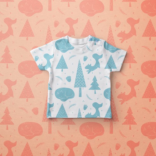 Print concept for a Baby Clothing brand