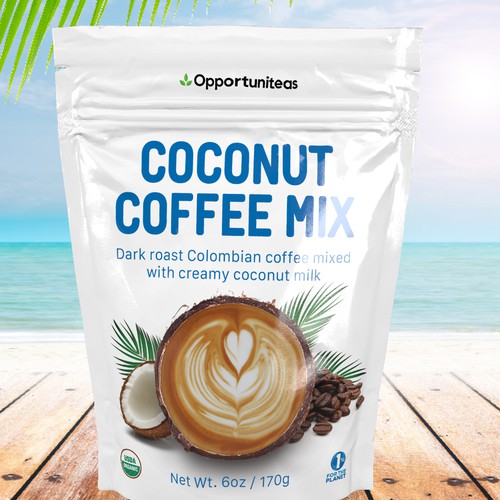 Coconut coffee mix