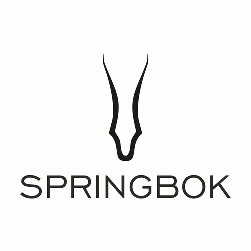 outline logo concept for springbok