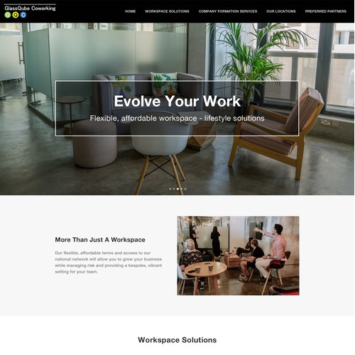Squarespace Website Redesign For Office & Coworking Space