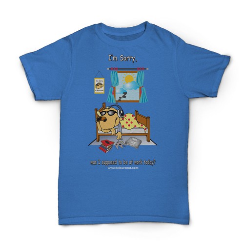 Need a fun new design to our existing line of fun, leisure themedt-shirts.