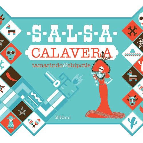 Help Calavera Sauce create an exciting label!