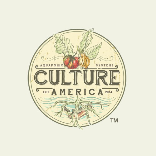 Logo for Culture America Aquaponic Systems