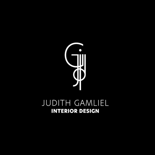 Please help me to create an unusual and non-standard logo for inter design business