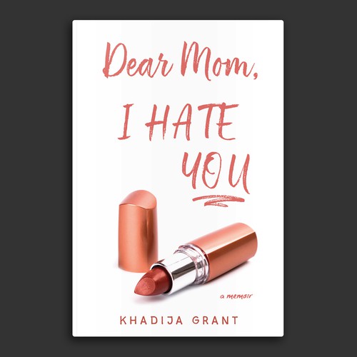 Dramatic book cover concept about a memoir aimed at young people