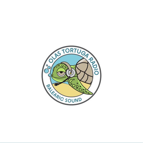 Logo for a radio station
