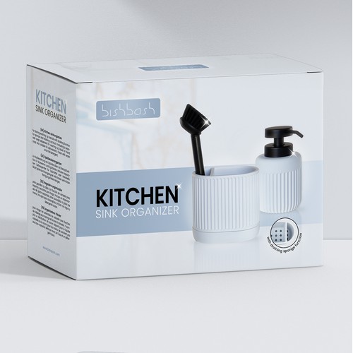 Packaging Design for Bishbash - Kitchen Sink Organizer