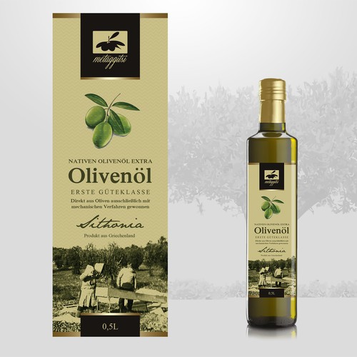 PREMIUM Olivenöl sucht passendes ETIKETT
