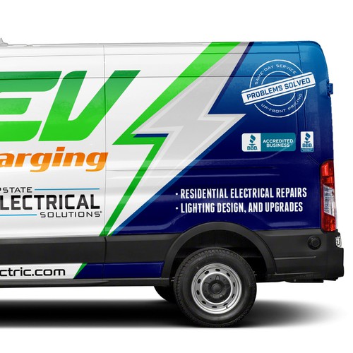 EV Charging Van wrap