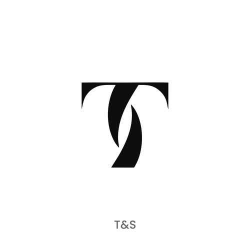 T & S simple logo design