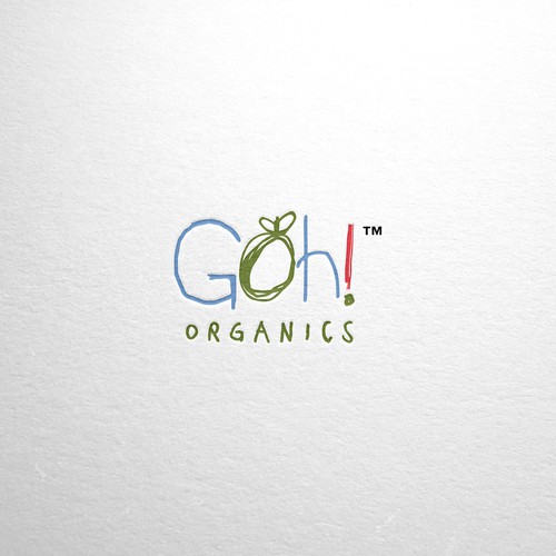 Organic logo for baby food brand