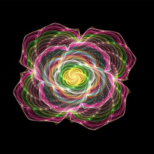 fractal art- flower