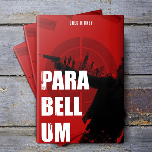 Crime thriller book design for Paranellum