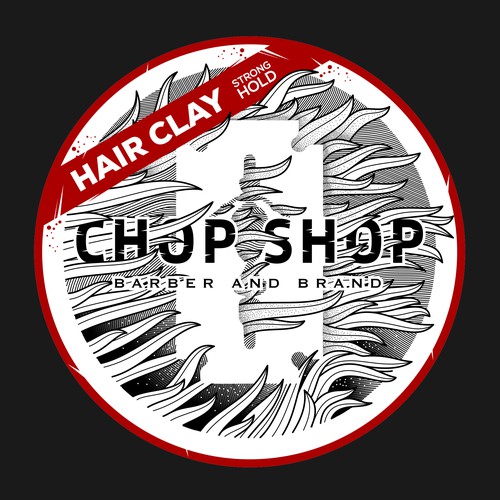 Hair Clay Label