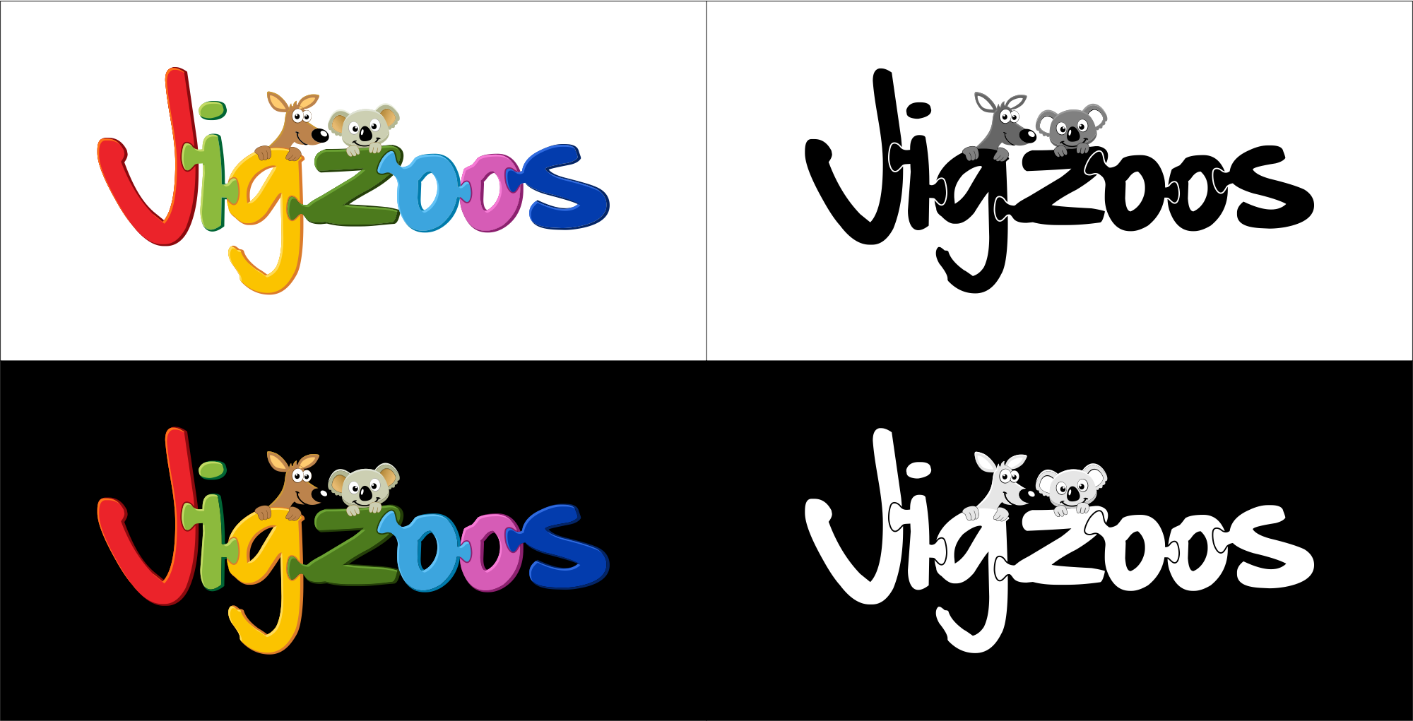 为澳大利亚Jigzoos标志