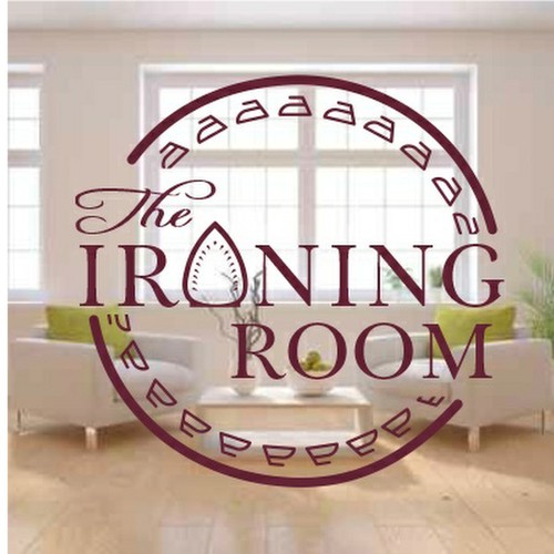 create a modern image that captures  quality and luxury  for The Ironing Room