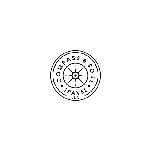 Logo Design for Compass & Soul Travel