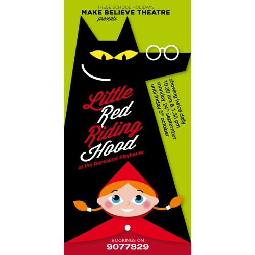 Make Believe Theatre needs a new postcard or flyer