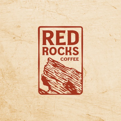 Red Rock Coffee | Coffee Roastery Logo
