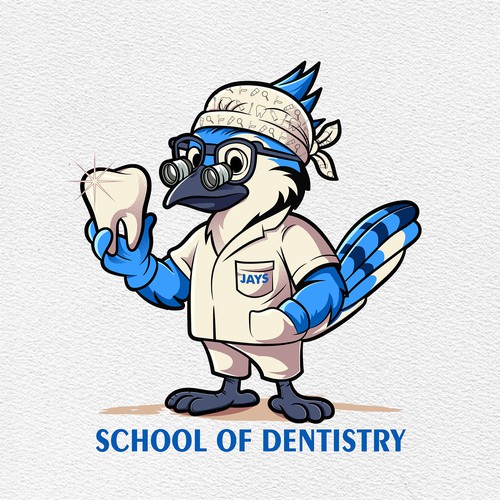 Dental School Mascot – Blue Jay