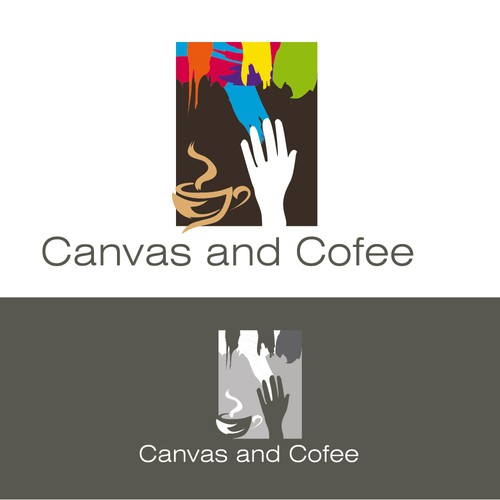 An opportunity to get really creative!  Design an iconic logo for a new social painting cafe.