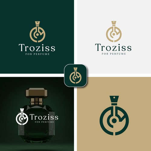 Troziss perfume logo design