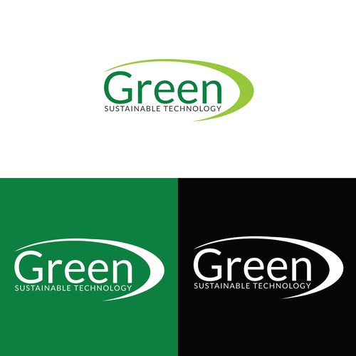 green sustainable technology logo