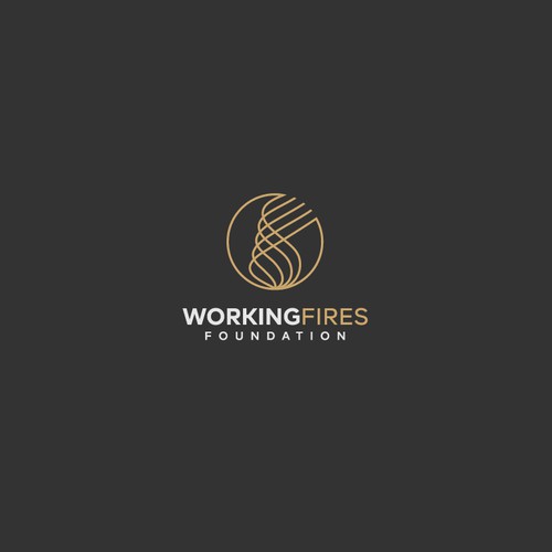 Logo concept for Working Fires Foundation