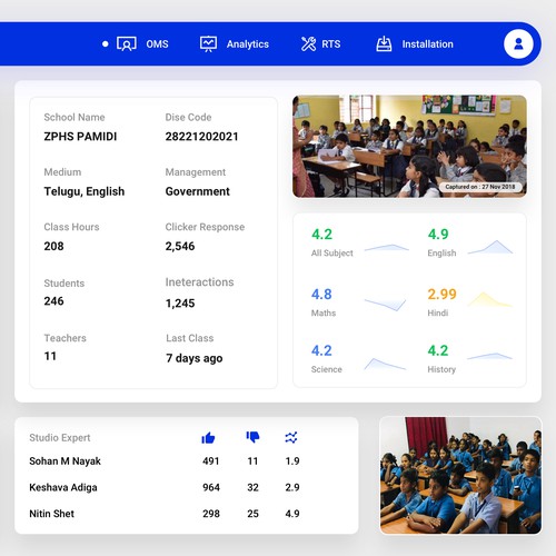 Virtual Classroom Web app