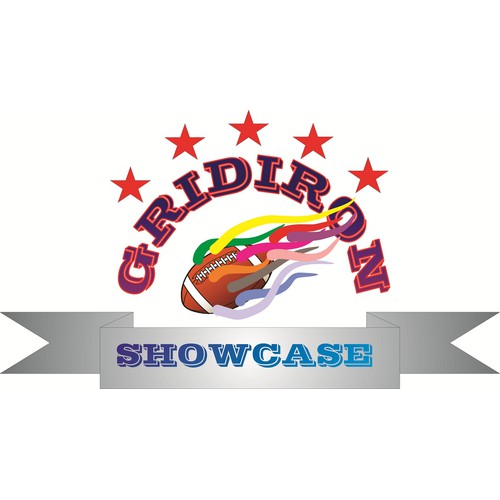 Football Action Logo for Gridiron Showcase