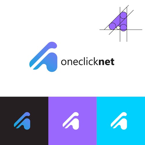 minimalist logo design with golden ratio