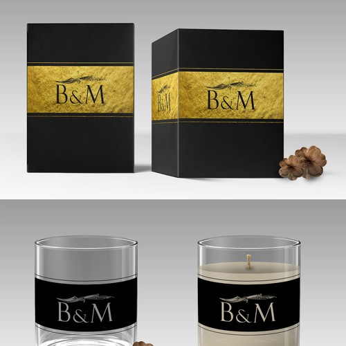 Create An Elegant Packaging Design for a New Line of Scented Candles