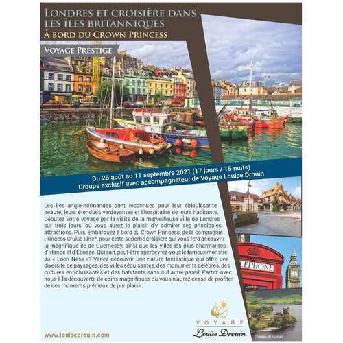 Travel 6 pages brochure