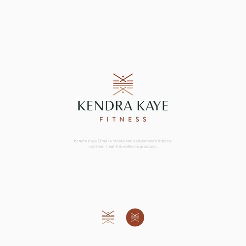 Logo for a women's fitness & nutrition company