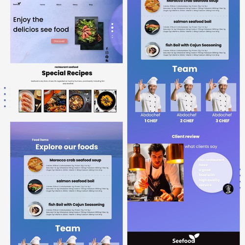 See Food ui web site