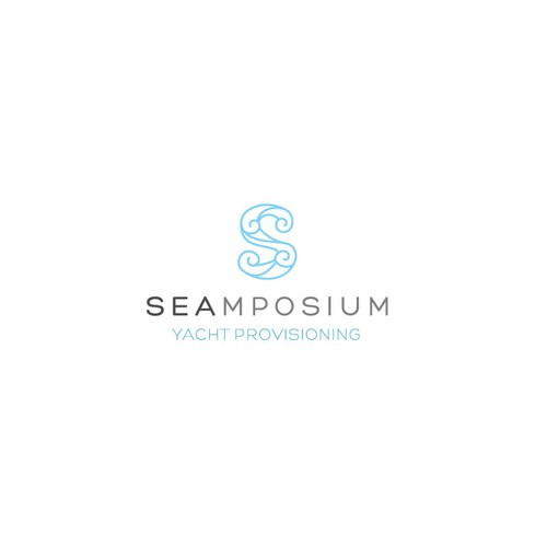 Minimal and Simple sea inspired logo