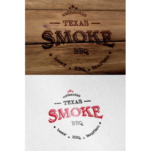 Design a vintage feeling logo for an authentic barbeque restaurant