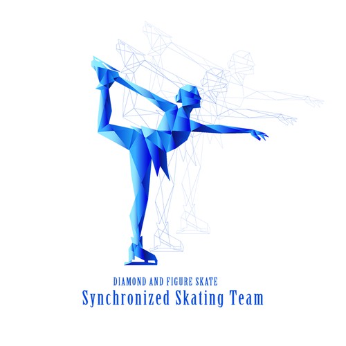 Ice Skating team logo