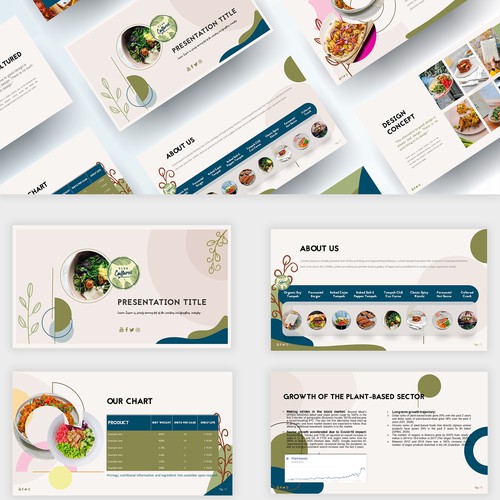 Food Powerpoint Template design