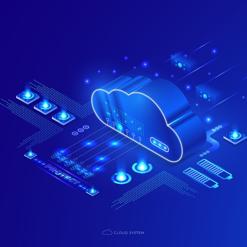Cloud System Isometric