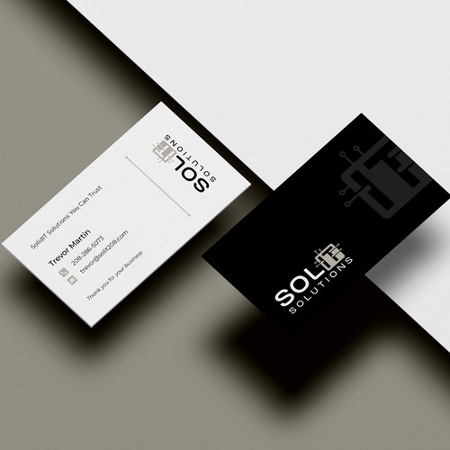 SolIt Business card design