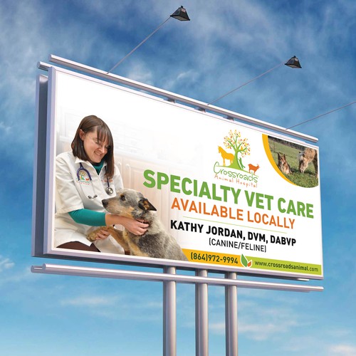 Veterinary Hospital Billboard Design