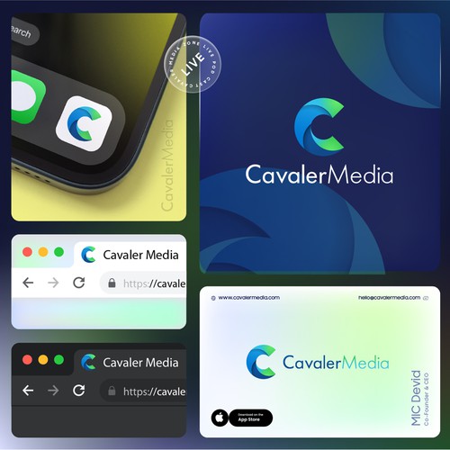 Logo Kit Branding - Cavaler Media