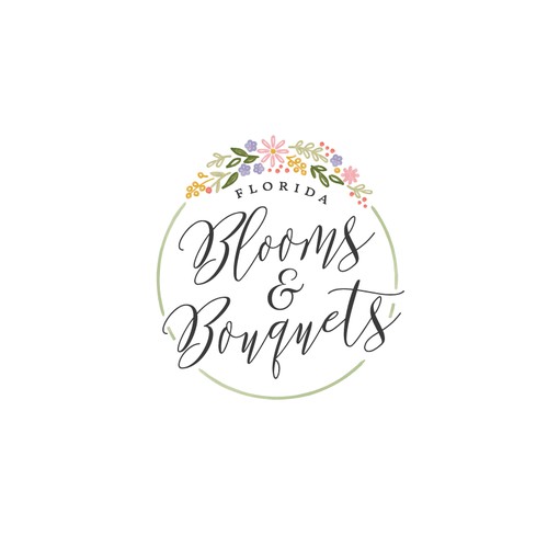 Logo for Florida Blooms and Bouquets