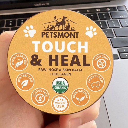 Pet Brand Cosmetic Jar Label